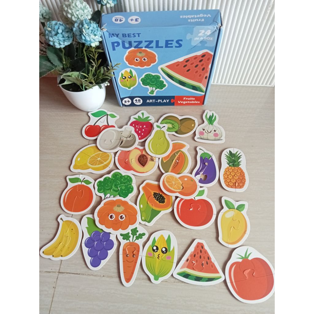 preloved mainan edukasi puzzle