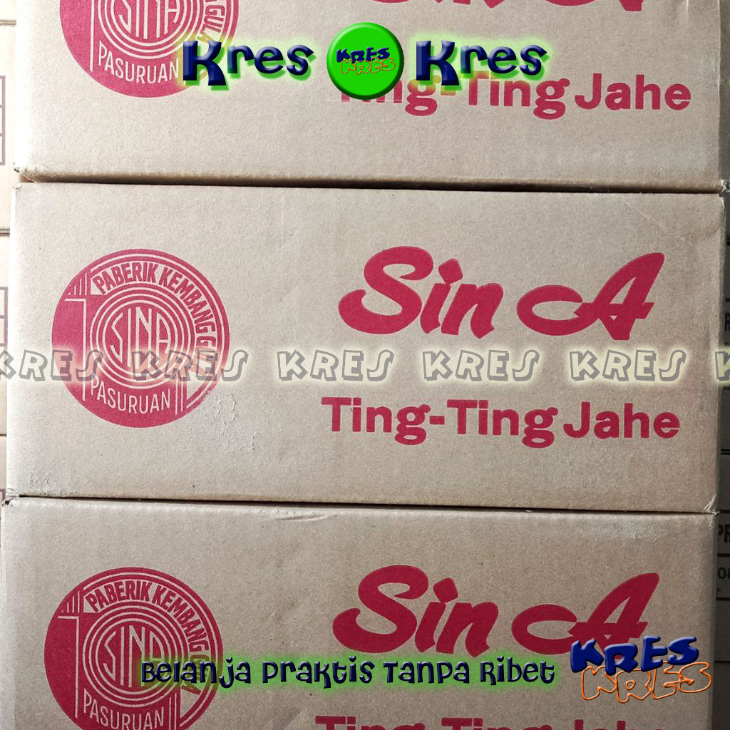 

SINA GROSIR Ting Ting Jahe 1P Sin A Permen Ginger Enting 80 Pcs