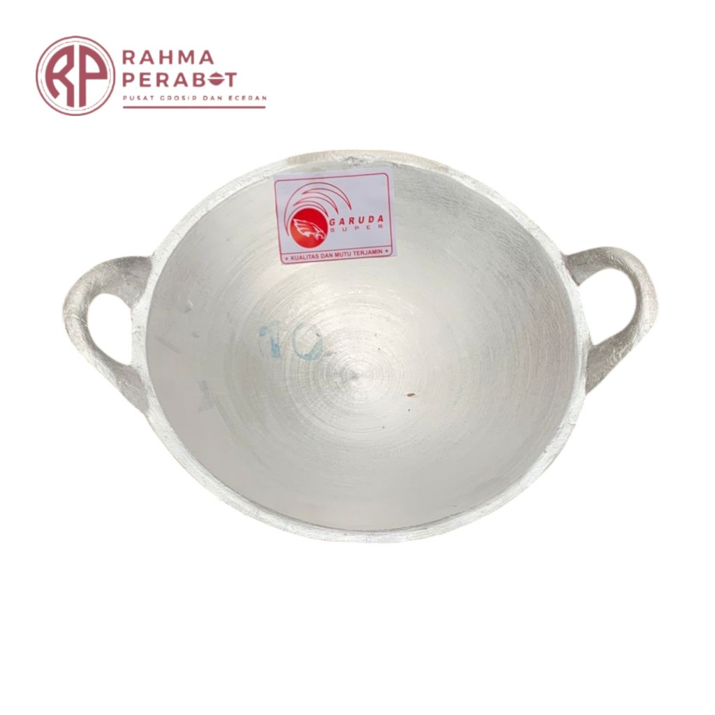 wajan cekung cor aluminium / wajan termurah / wajan aluminium / wajan no 10 / wajan