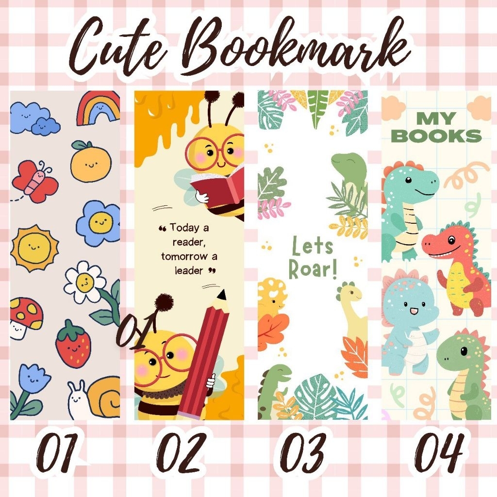 

LILIANASTORE.ID Cute Bookmark pembatas buku lucu