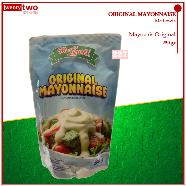 

Mc Lewis Original Mayo Mayonnaise ORI 250gr