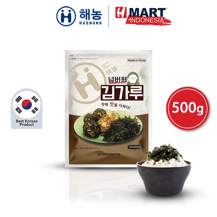 

HAENONG Seasoned Laver Powder - Rumput Laut Berbumbu 500g
