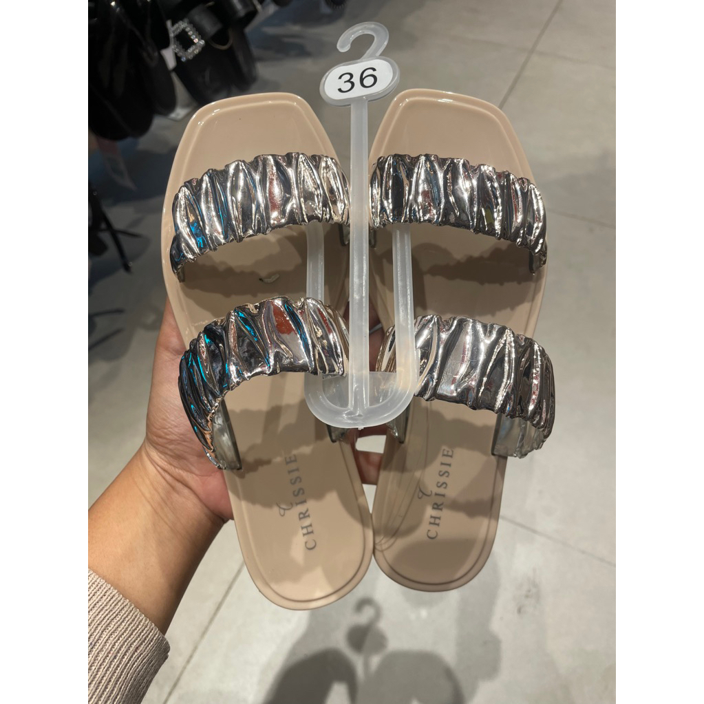 Payless Chrissie Womens Nero Jelly Sandals