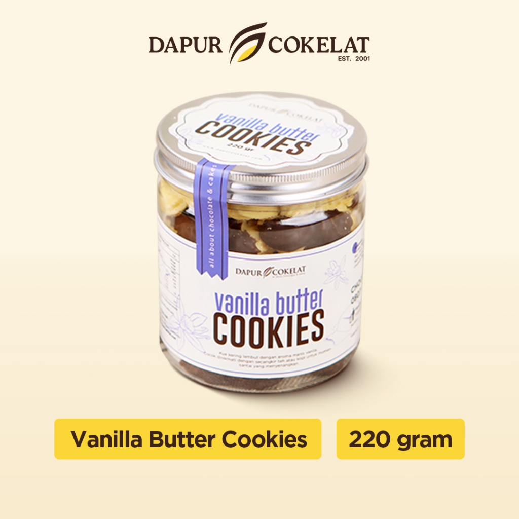 

DAPUR COKELAT - Vanilla Butter Cookies | Kue Kering