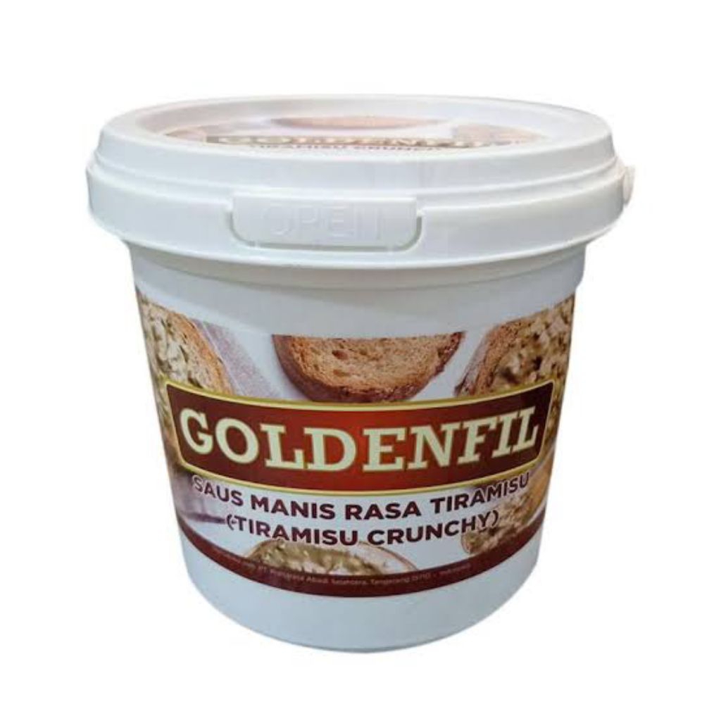 

Selai Goldenfill Tiramisu Crunchy 1 kg