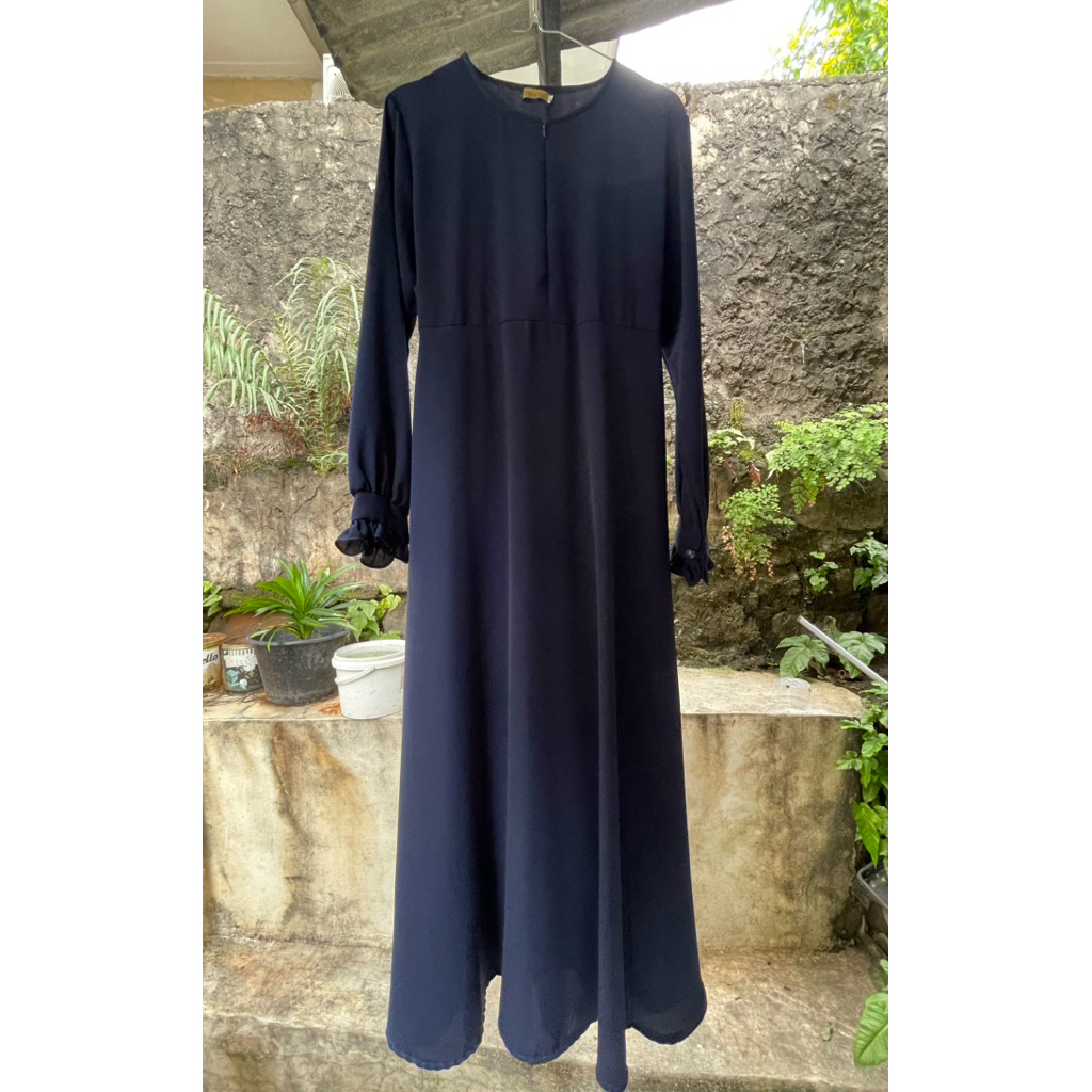 GAMIS WANITA WARNA NAVY