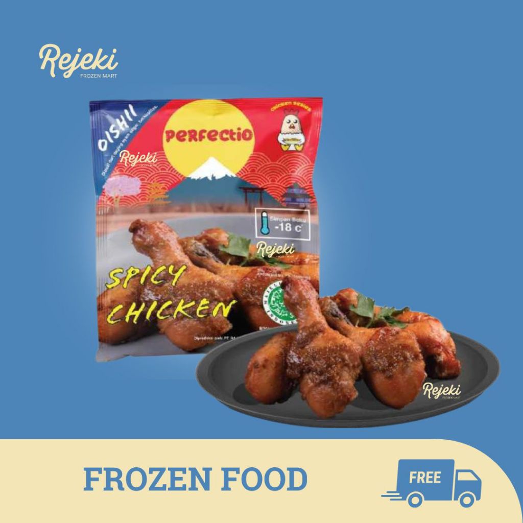 

Perfectio Chicken Spicy Wing 250gr - Rejeki Frozen Mart