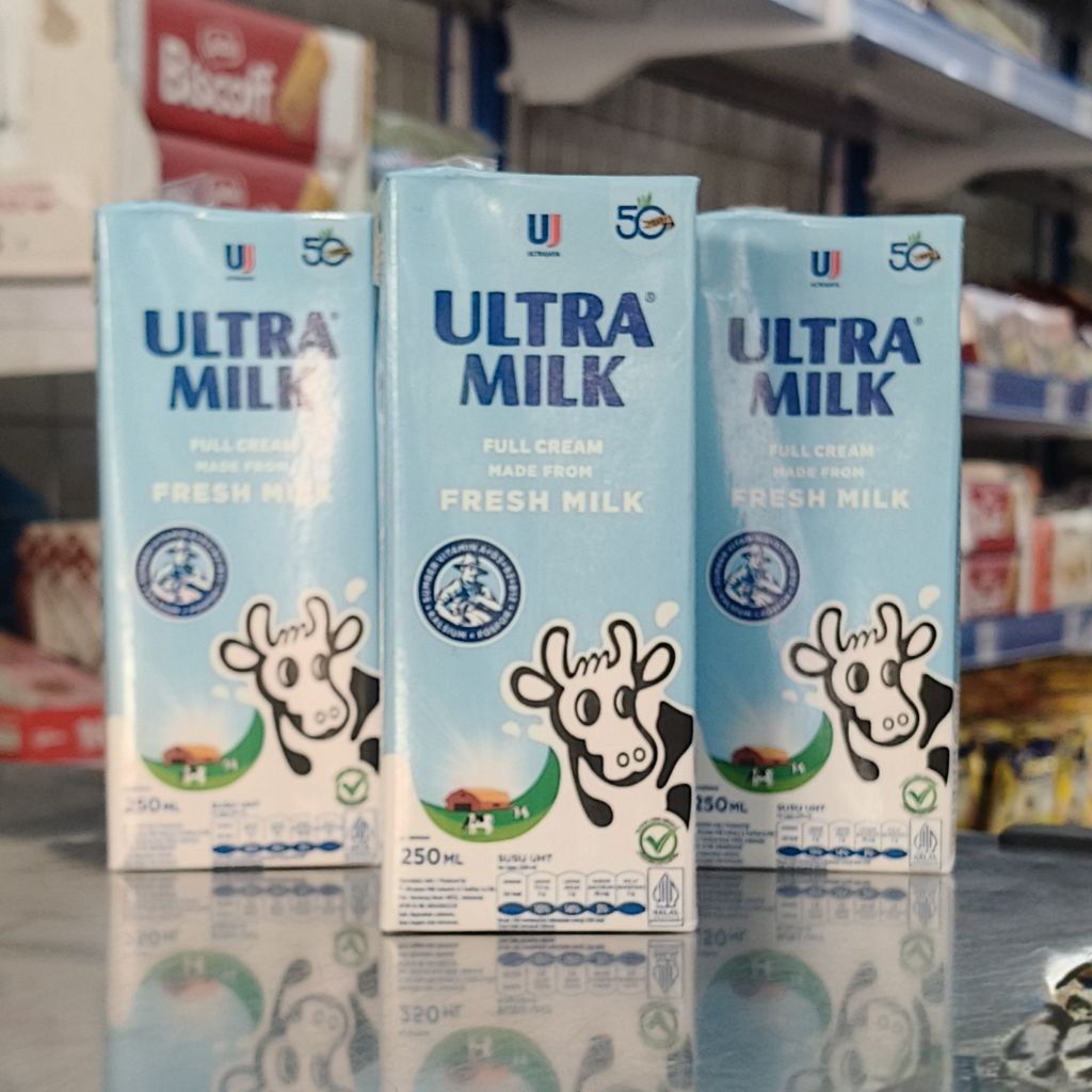 

Ultra Uht Full Cream 250ml/Susu Cair Ultra Full Cream 250ml/Ultra Uht Plain 250ml