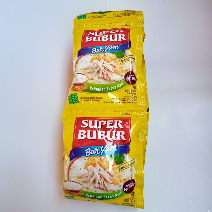 

Super Bubur Buryam Renceng Sachet isi 10 Bungkus ( Harga 1 Renceng )
