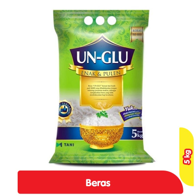 

UN-GLU Beras Premium M-400 Kemasan 5 kg
