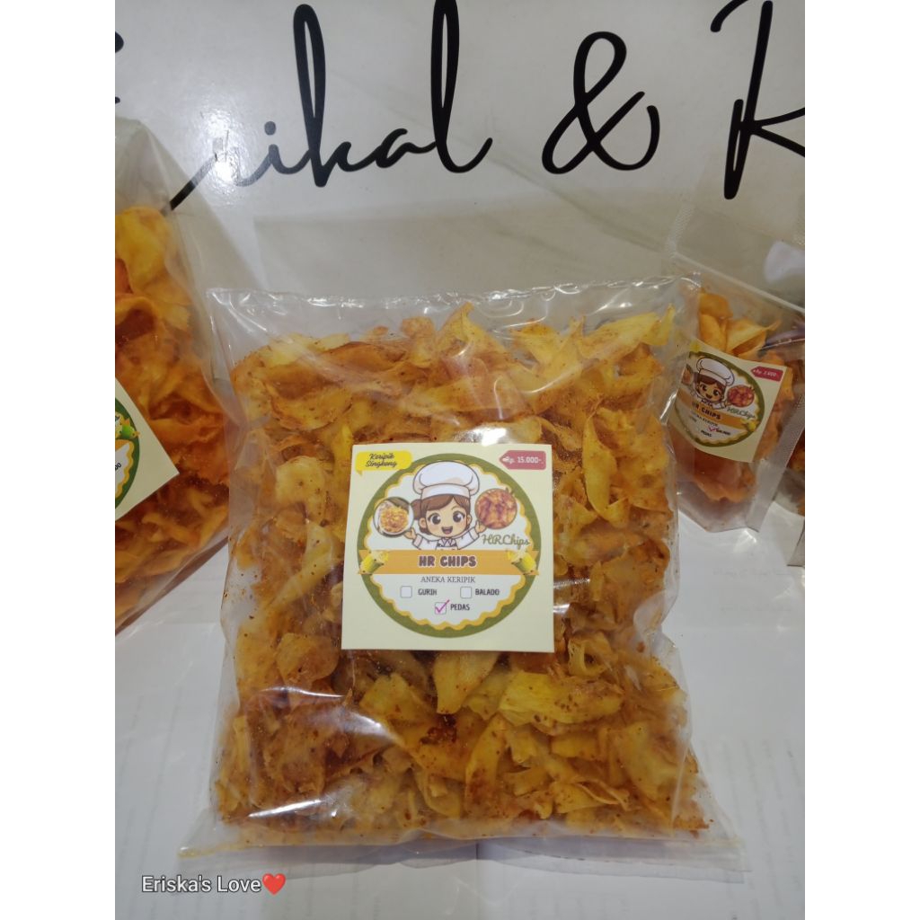 

Keripik Singkong Pedas Kemasan Jumbo