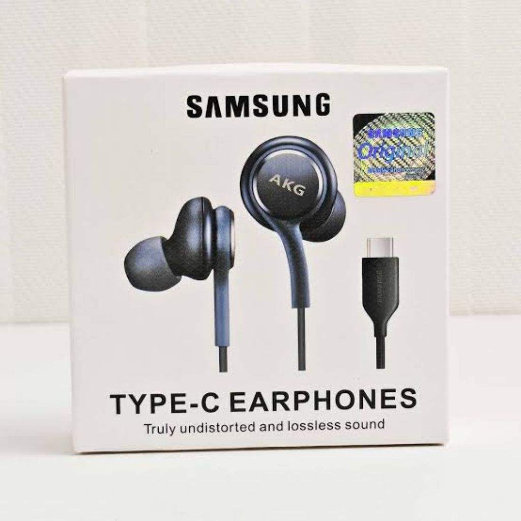 Headset Akg Samsung S22 Ultra Original Type C Earphone Kabel Handsfree Pure Bass