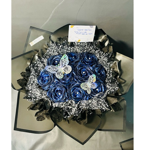 

bucket pita satin/ HADIAH PACAR/kado 10 tangkai