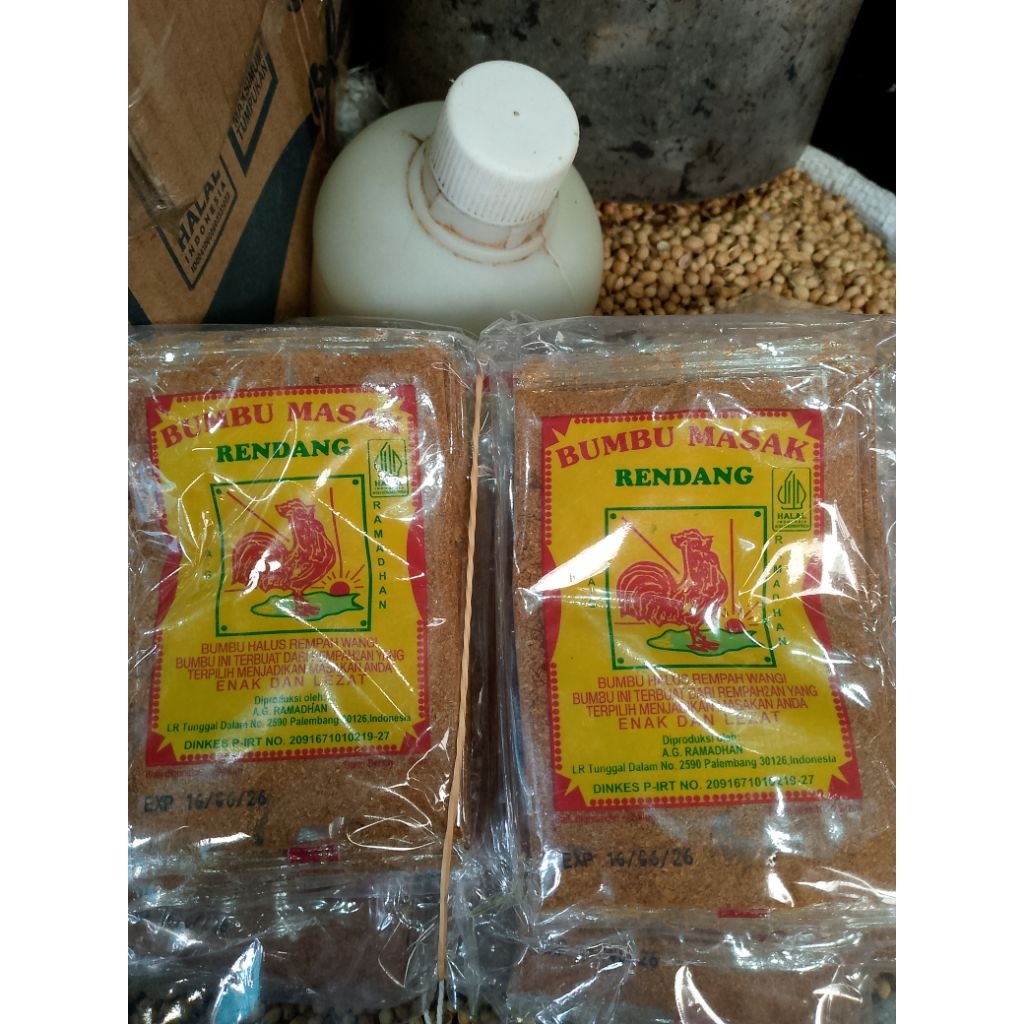 

bumbu intans cap ayam semua varian khas Palembang