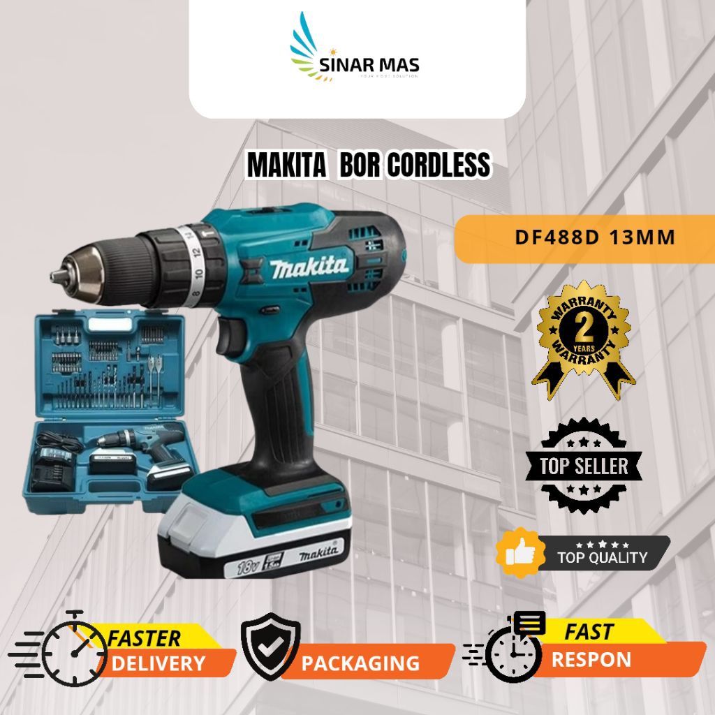 MAKITA DF488D  BOR CORDLESS  13MM