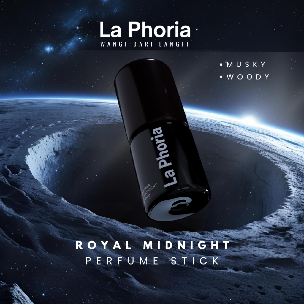 【Royal Midnight】La Phoria Solid Perfume | Parfum Padat Pria | Alcohol Free | Wangi Tahan Lama 24 Jam