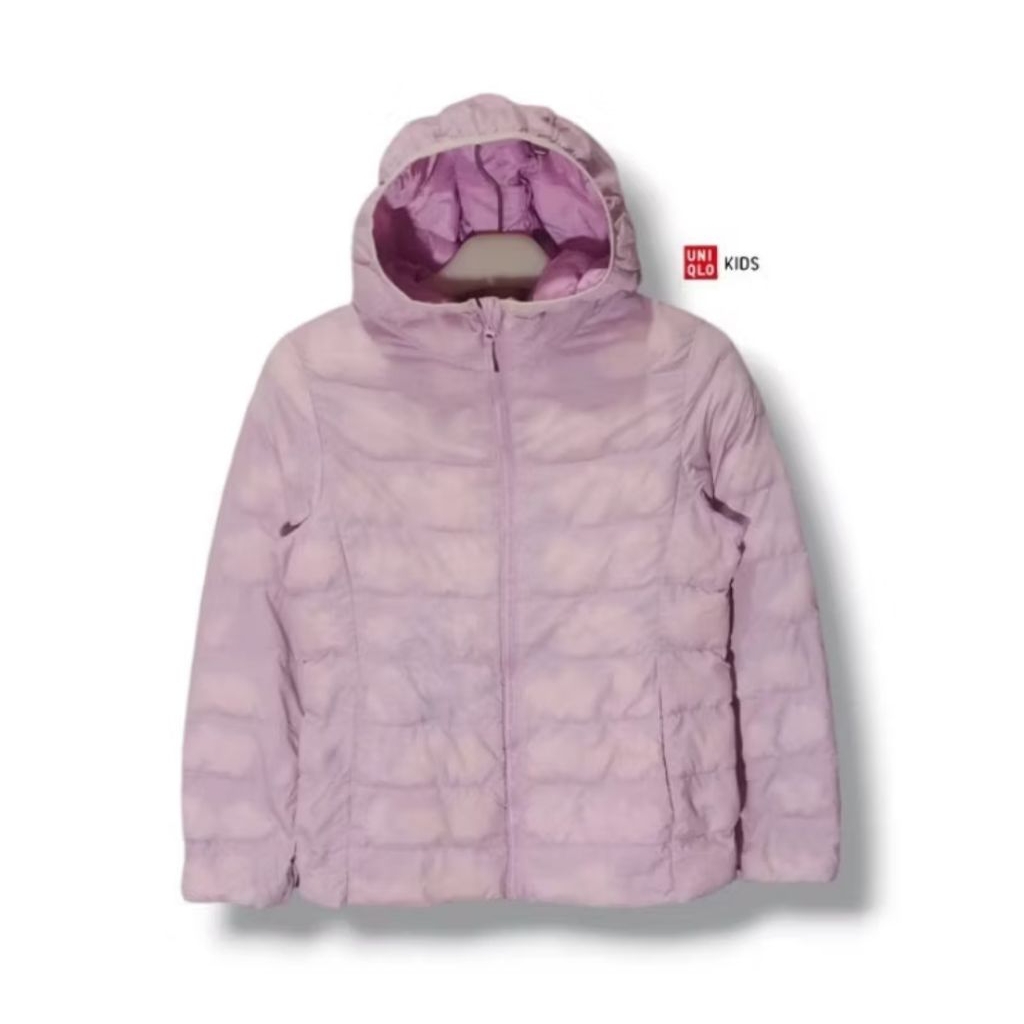 UNIQLO Kids Girls Puffer Jacket Pink Size 140 fit 9-10 years (P54xL41) jacket hangat anak remaja per