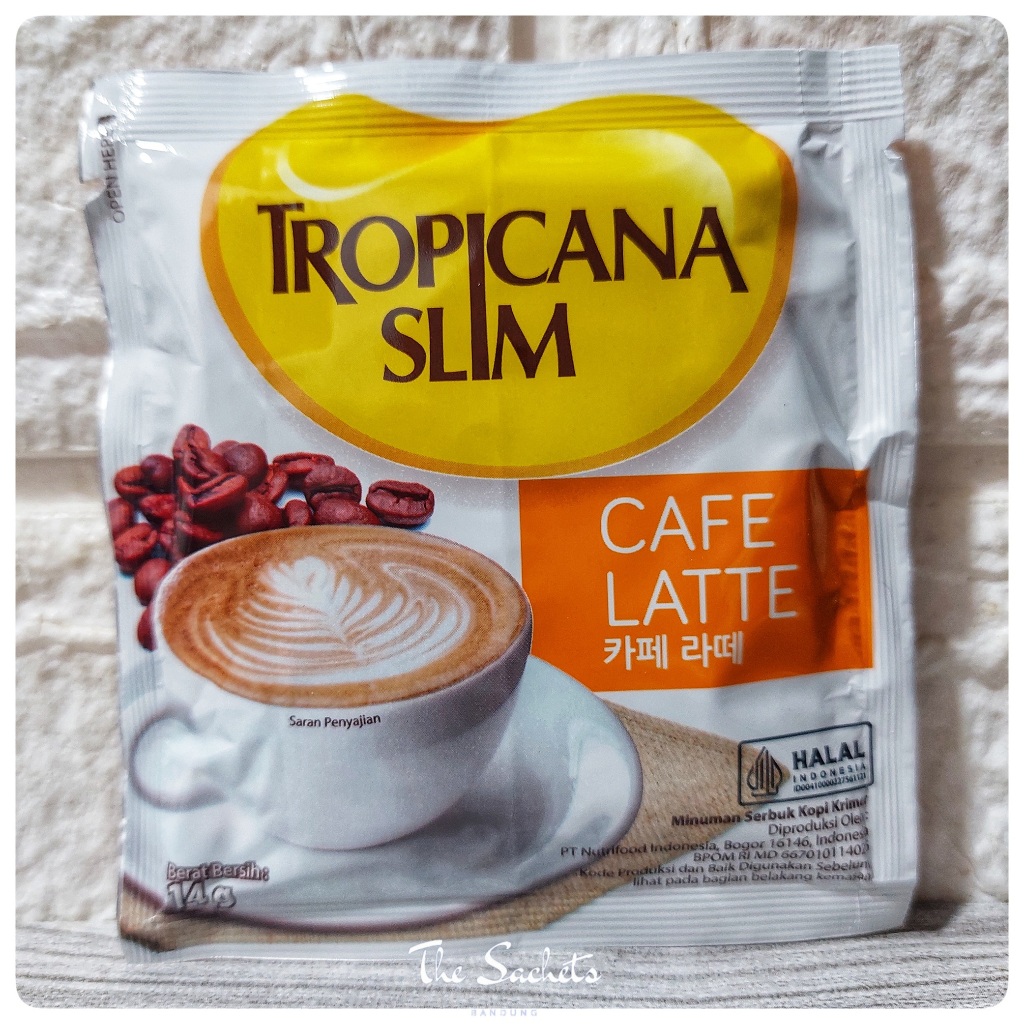 

Tropicana Slim Cafe Latte Sachet Eceran