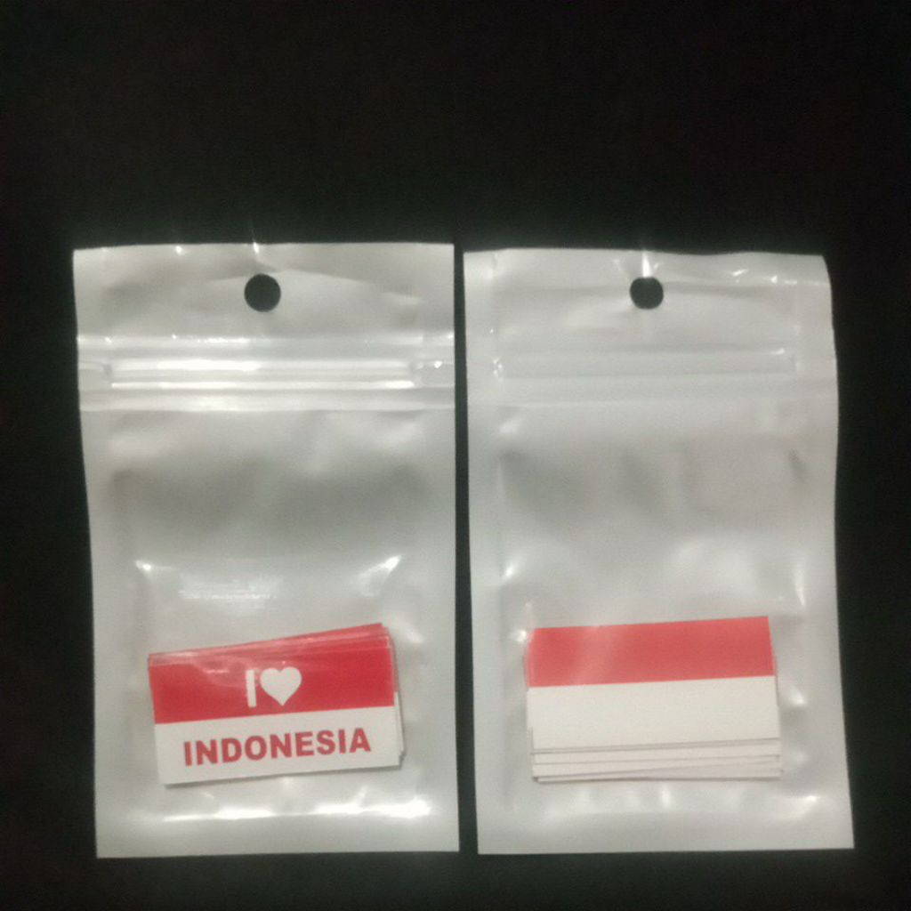 

[1 PCS] stiker merah putih / stiker bendera merah putih