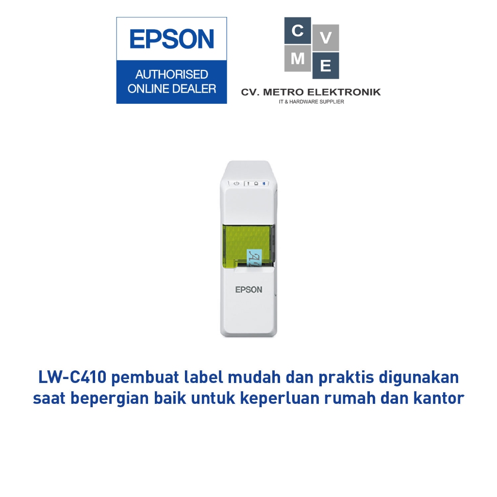 Printer Label Epson LW-C410 Epson LWC410 LW C 410 Label Bluetooth