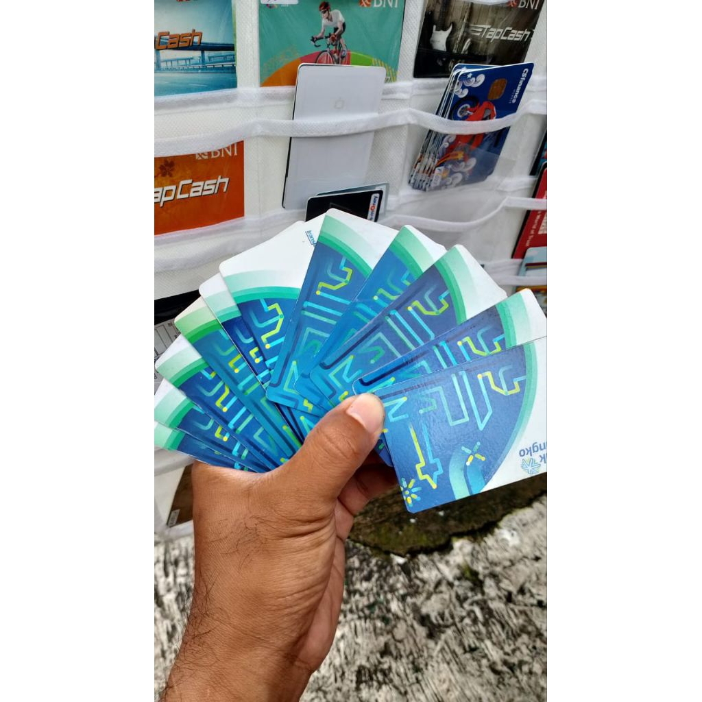 Kartu JakLingko Bekas / JakCard / TapCash / Brizzi / E-Money Busway KRL MRT LRT Tol