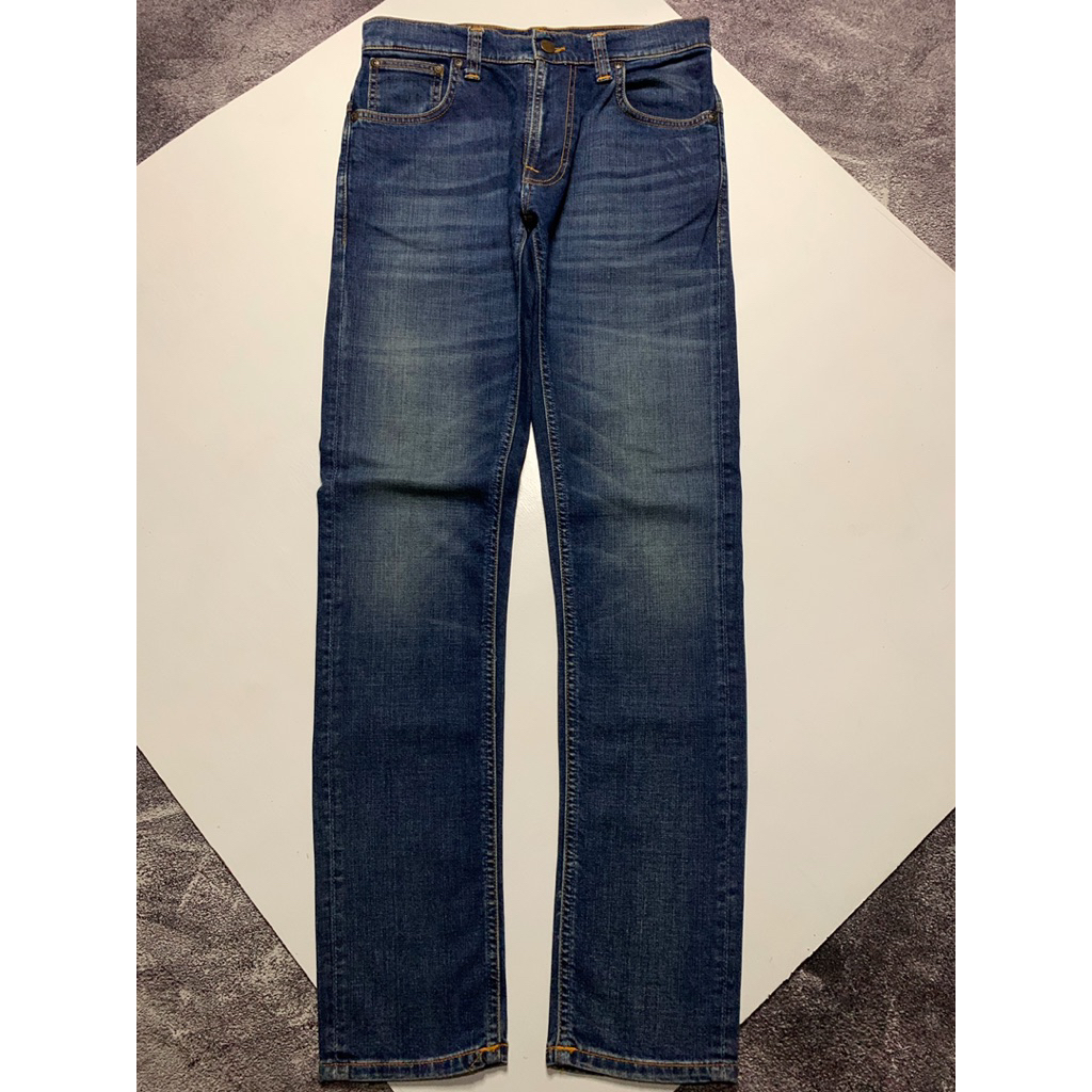 Jeans nudie & kemeja gu
