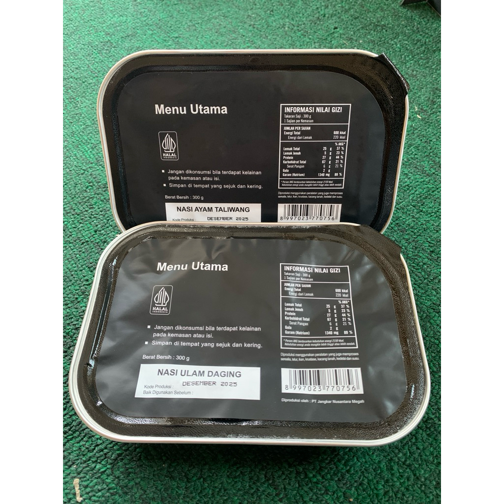 

( NASI SAJA ) nasi ransum TNI Exp DESEMBER 2025