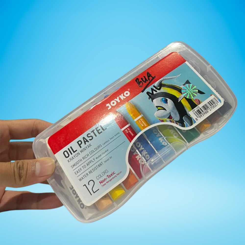 

Krayon Joyko 12 Warna - Set Mewarnai Anak, Warna Cerah, Mantap