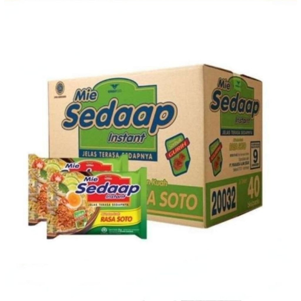 

Mie sedaap soto 1dus 40pcs