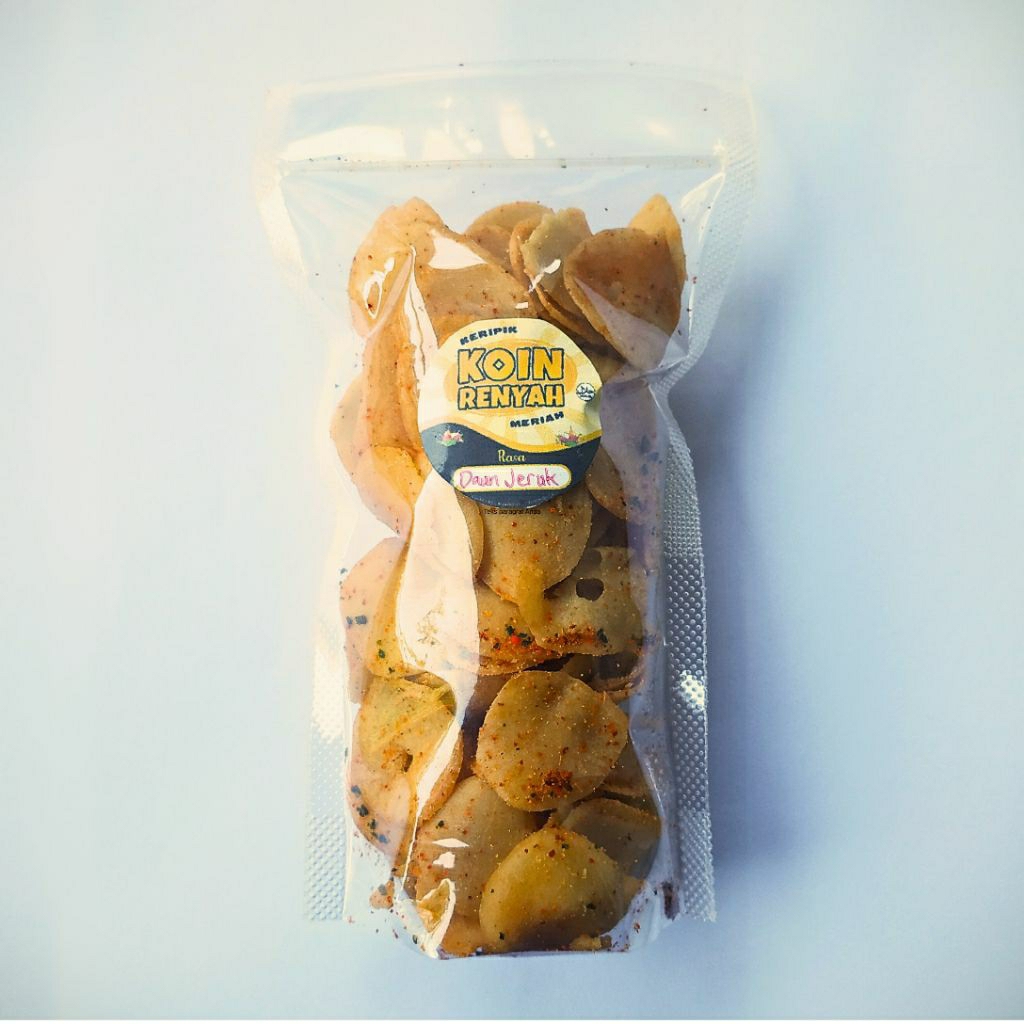 

SNACK KERIPIK KOIN RENYAH KEMASAN 80 gram