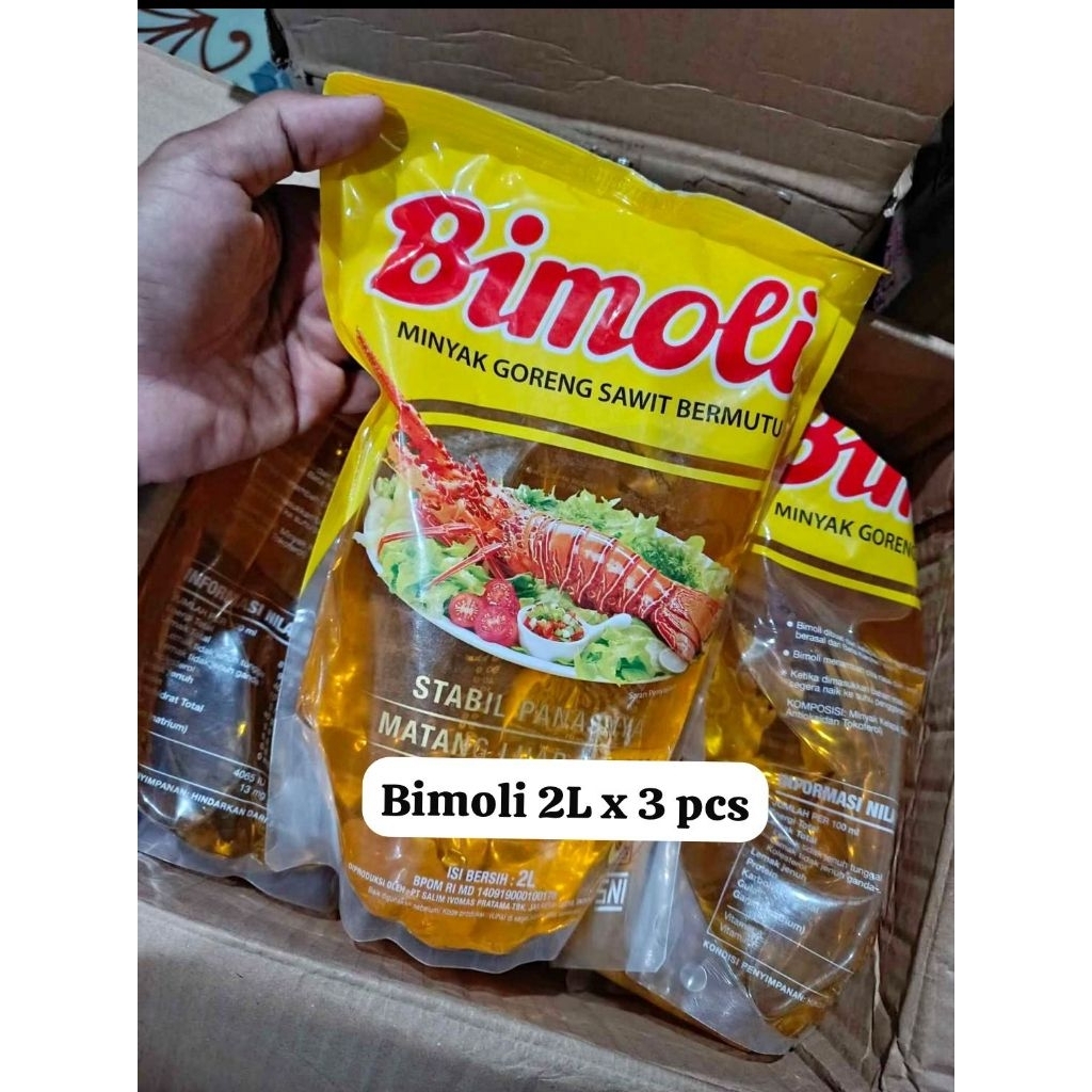 

Minyak Goreng Bimoli 2L ecer 3 pcs