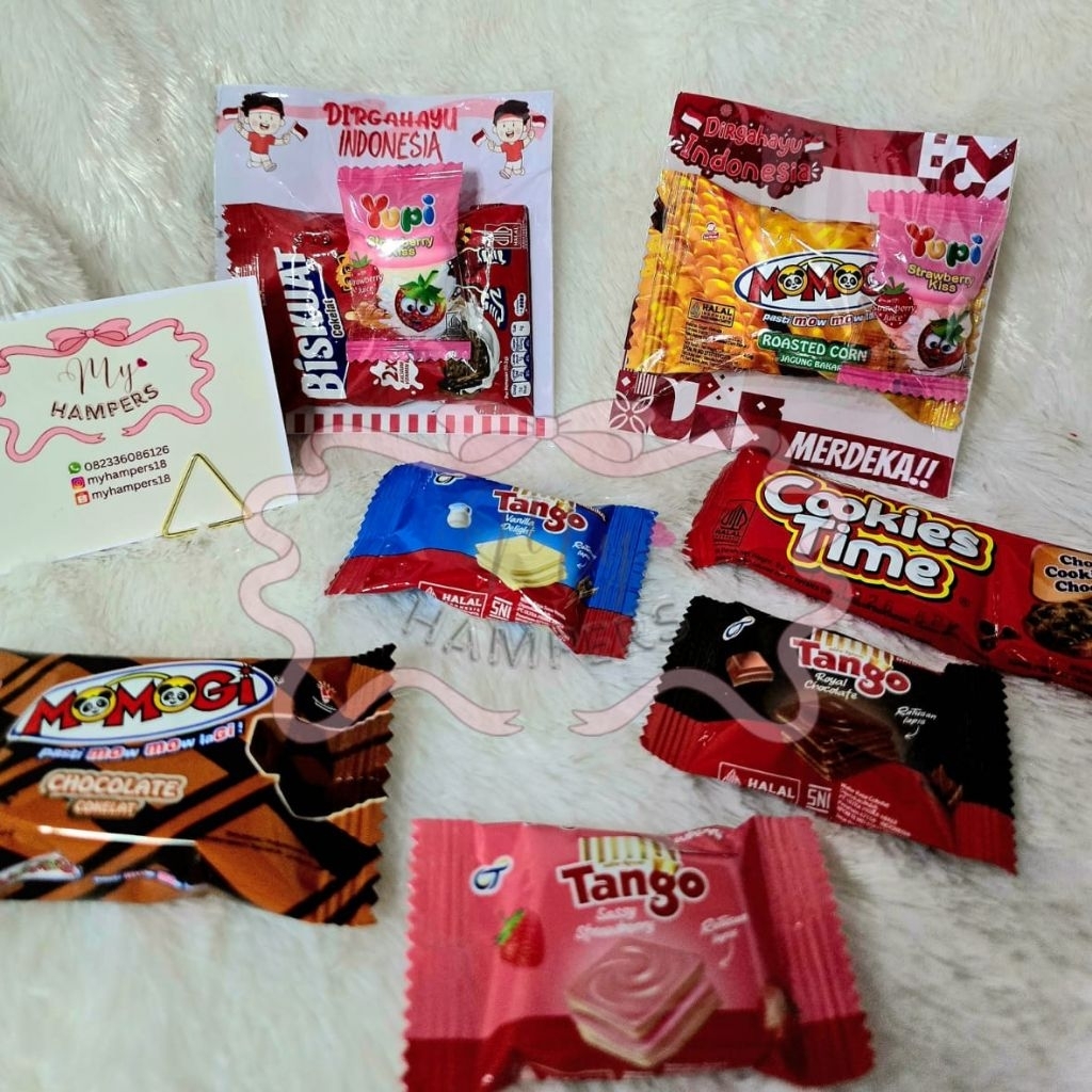 

Mini Snacks Agustusan / Snacks Kermerdekaan / Jajanan Agustusan