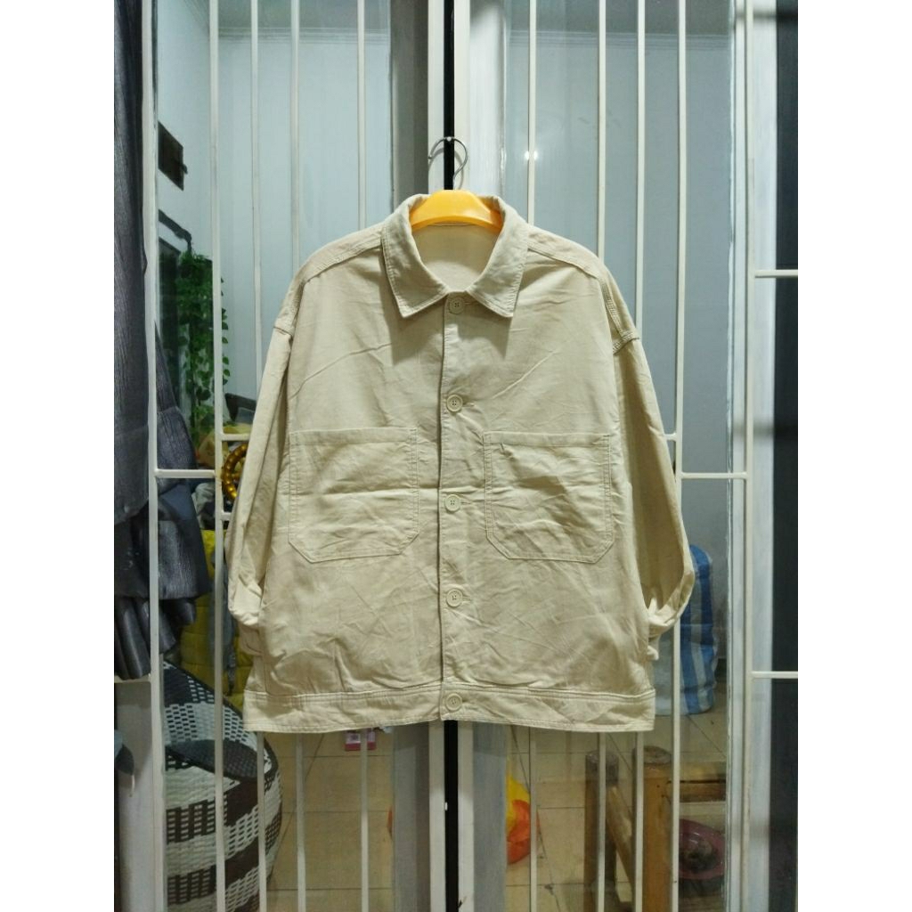 corduroy outer Jacket gu Uniqlo 4 pocket oversize XL