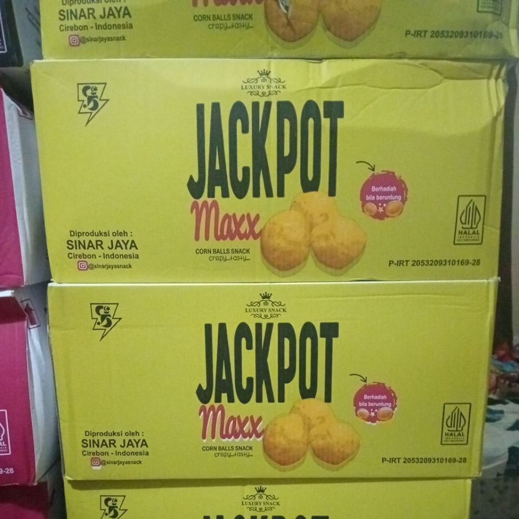 

Ciki Jackpot Maxx Berhadiah 1 Dus 40 pcs