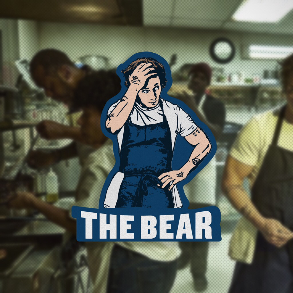 

The Bear Vinyl Sticker - Film Sticker | Movie Stiker | TV Series | Cinema | Laptop | Tumbler