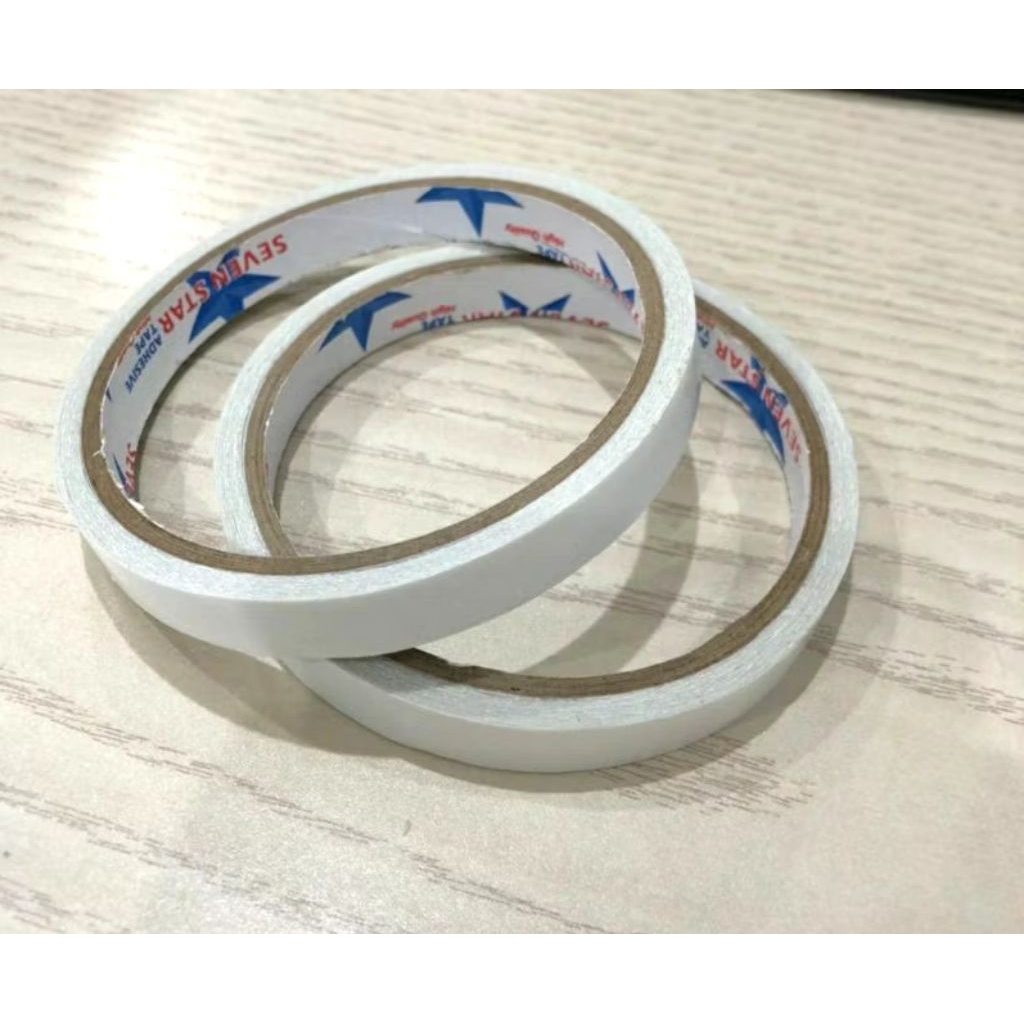 

Doubletape 12mm/24mm 5M (1pcs) / Isolasi Doubel Tip