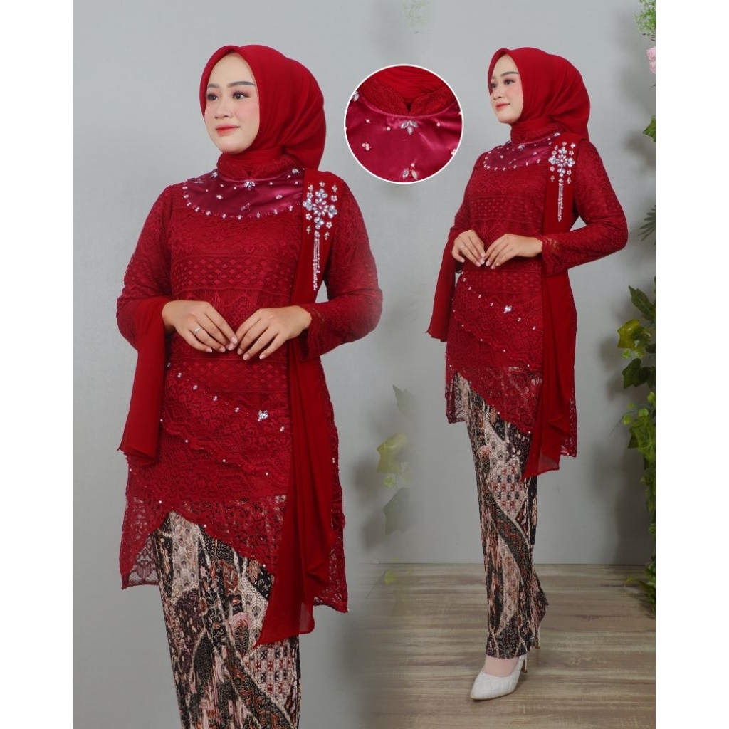 Setelan Tunik Ivanka / Kebaya Wisuda / Kebaya Terbaru / Kebaya Wisuda / Kebaya Kekinian