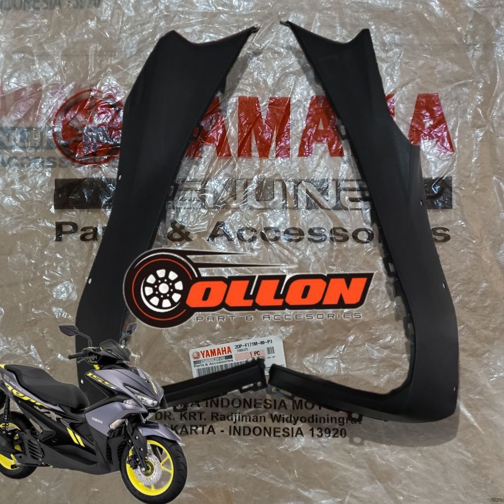 COVER MOLE BAWAH, AEROX 155 V1 OLD/LAMA ASLI ORIGINAL YAMAHA B65-F171M-00 B65-F171L-00