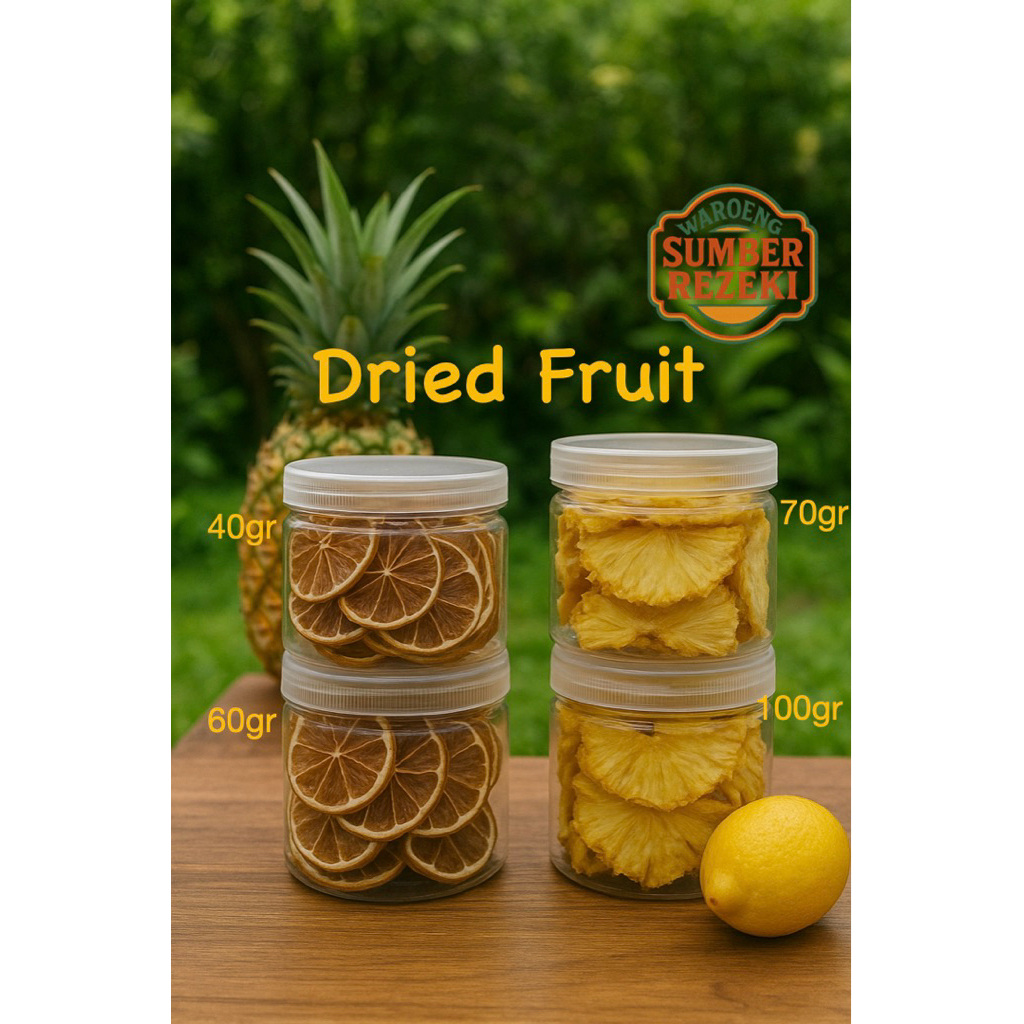 

Dried Lemon - Dried Pineapple - Lemon kering - Nanas kering