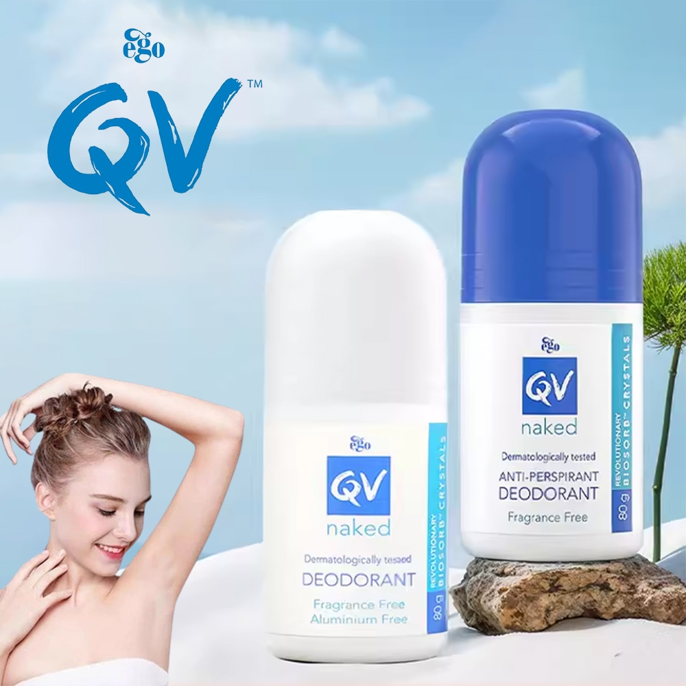 QV Naked Anti-Perspirant Deodorant 80g/QV Anti-Perspirant Deodorant Tipe Roll-On/QV Antiperspirant R