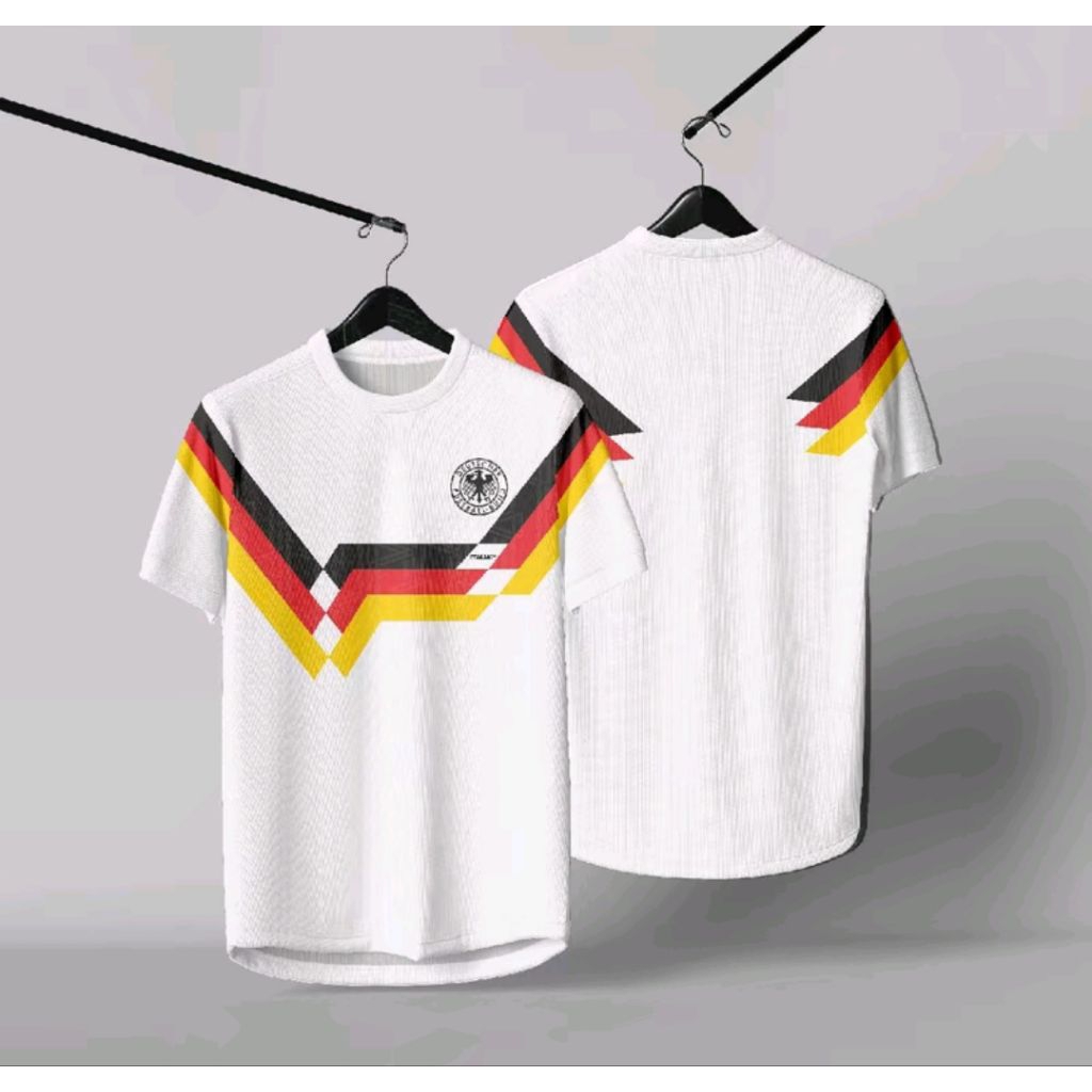 JERSEY RETRO JERMAN 1990 GRATIS NAMA DAN NOMOR PUNGGUNG