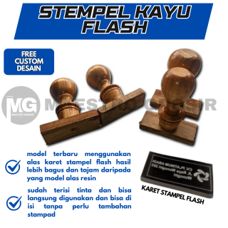 

[TERBARU] Stempel Kayu Flash FREE DESAIN DAN CUSTOM