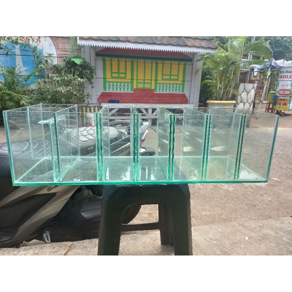 AQUARIUM FILTER SAMPING 5 RUANG DOUBLE SEKAT