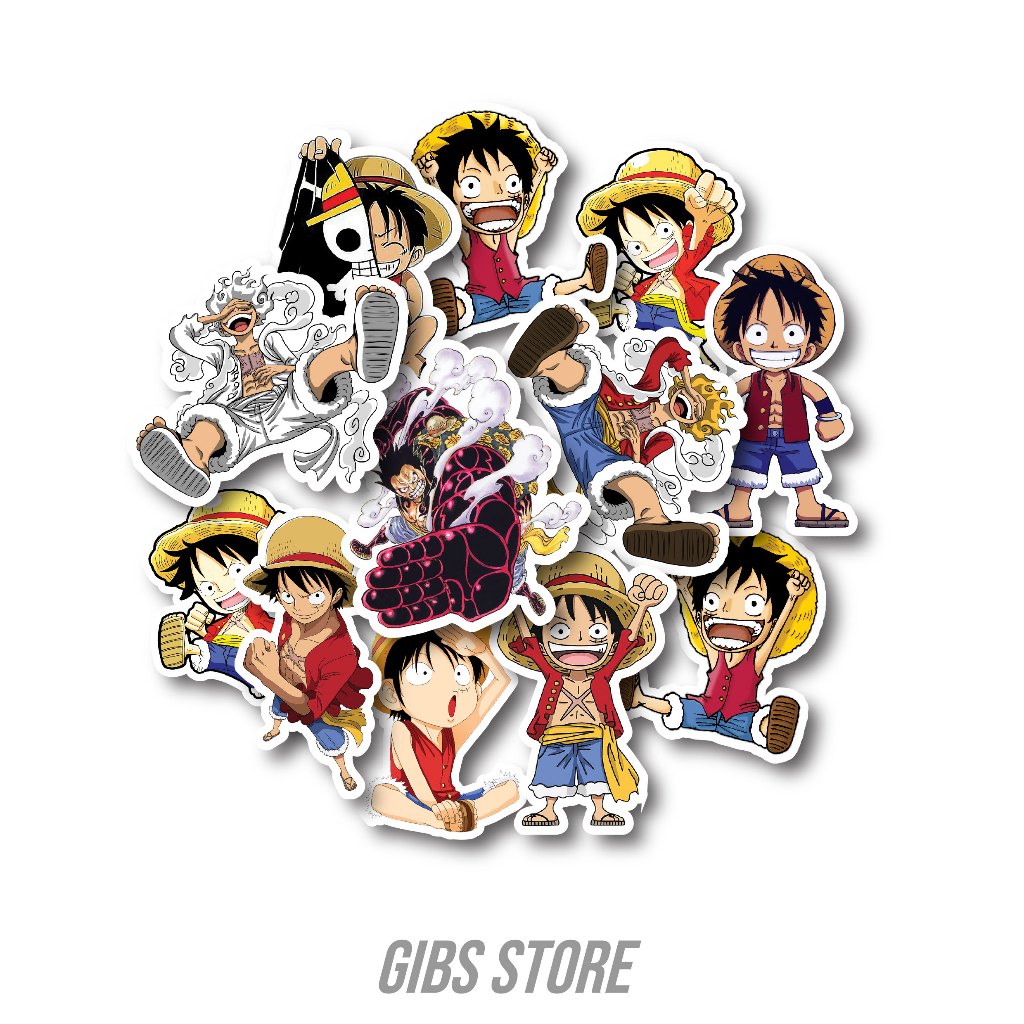 

STICKER SATUAN ONE PIECE (MONKEY D. LUFFY) #10