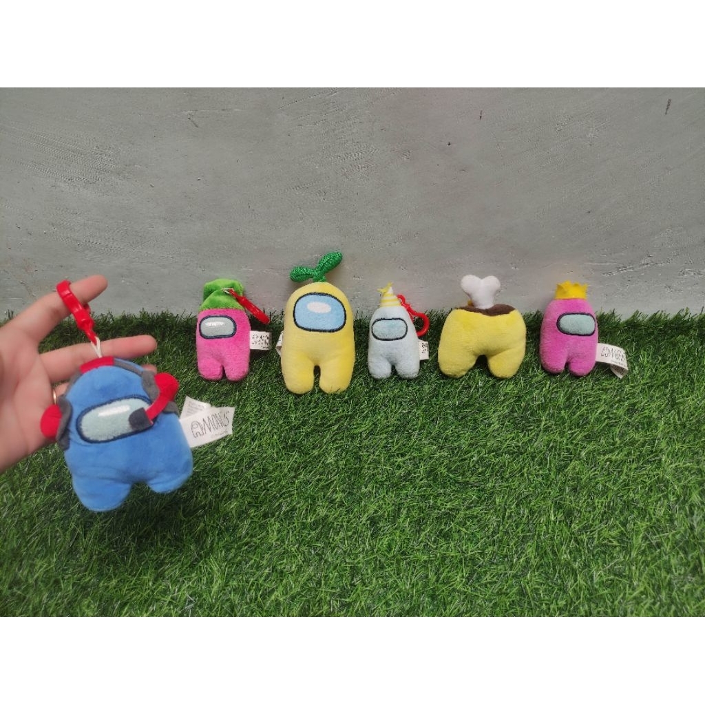 Boneka gantungan kunci/ gantungan tas among us original