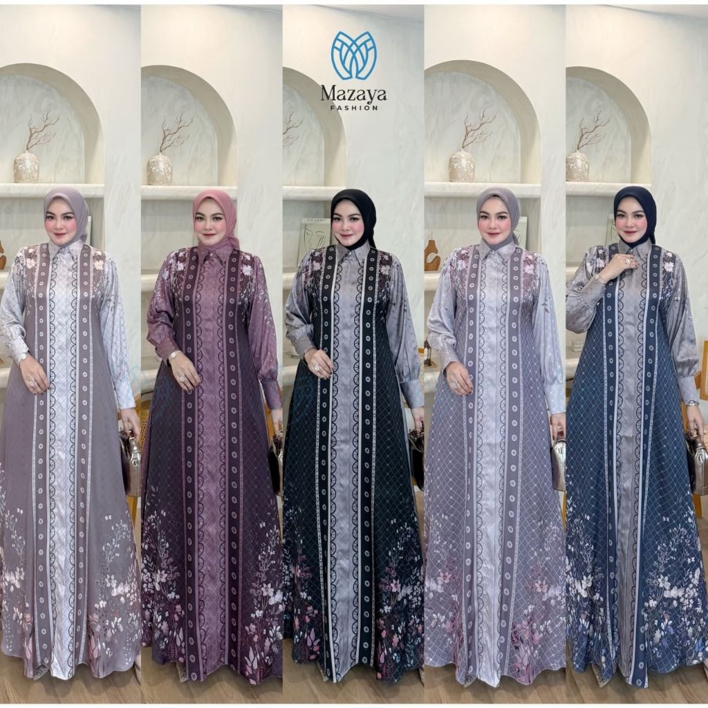syahira dress by mazaya fashion /gamis mazaya terbaru