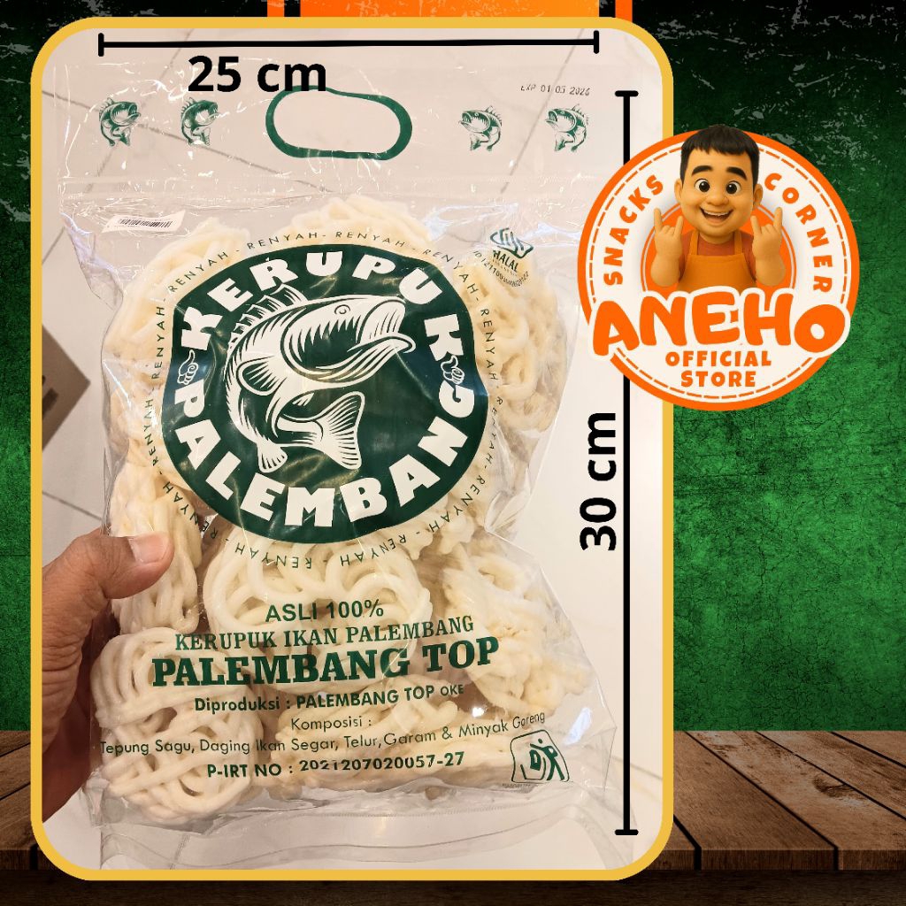 

KERUPUK IKAN TENGGIRI ASLI PALEMBANG TOP