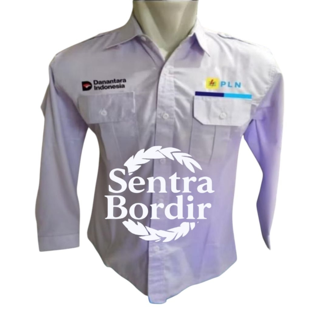 Kemeja PLN danantara Indonesia baju seragam PLN danantara
