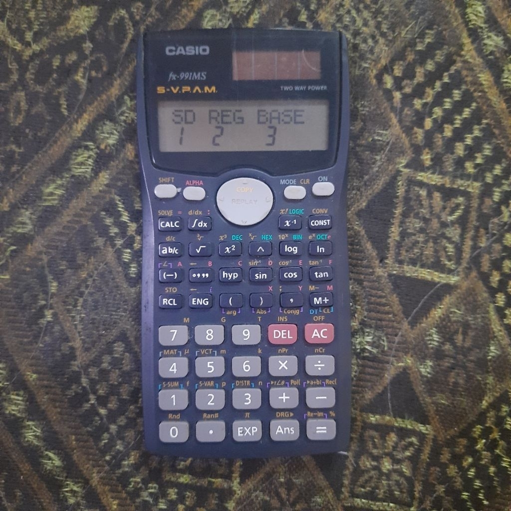 

CASIO fx-991MS Scientific Calculator bekas fungsi normal tanpa cover