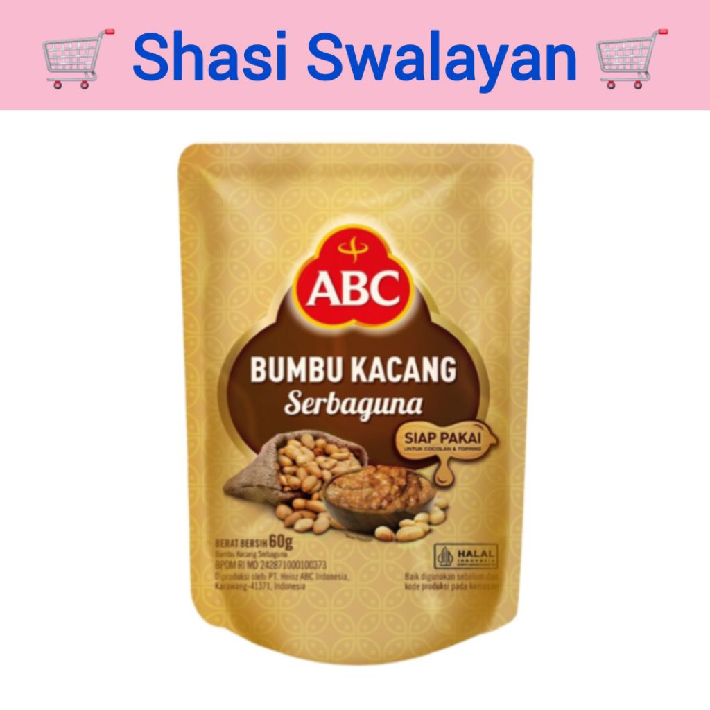 

ABC Saus Bumbu Kacang Serbaguna Pouch 60g